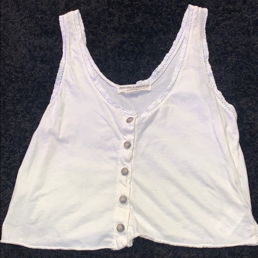 urban outfitters cropped tank top